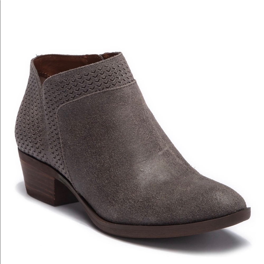 Lucky Brand Brintly Perforated Ankle Booties
